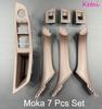 Factory  Carbon Fiber Inner Handle Interior Door Handle for F10 F11 BMW 5 Series Armrest Pull Trim Cover 7 Pcs Set