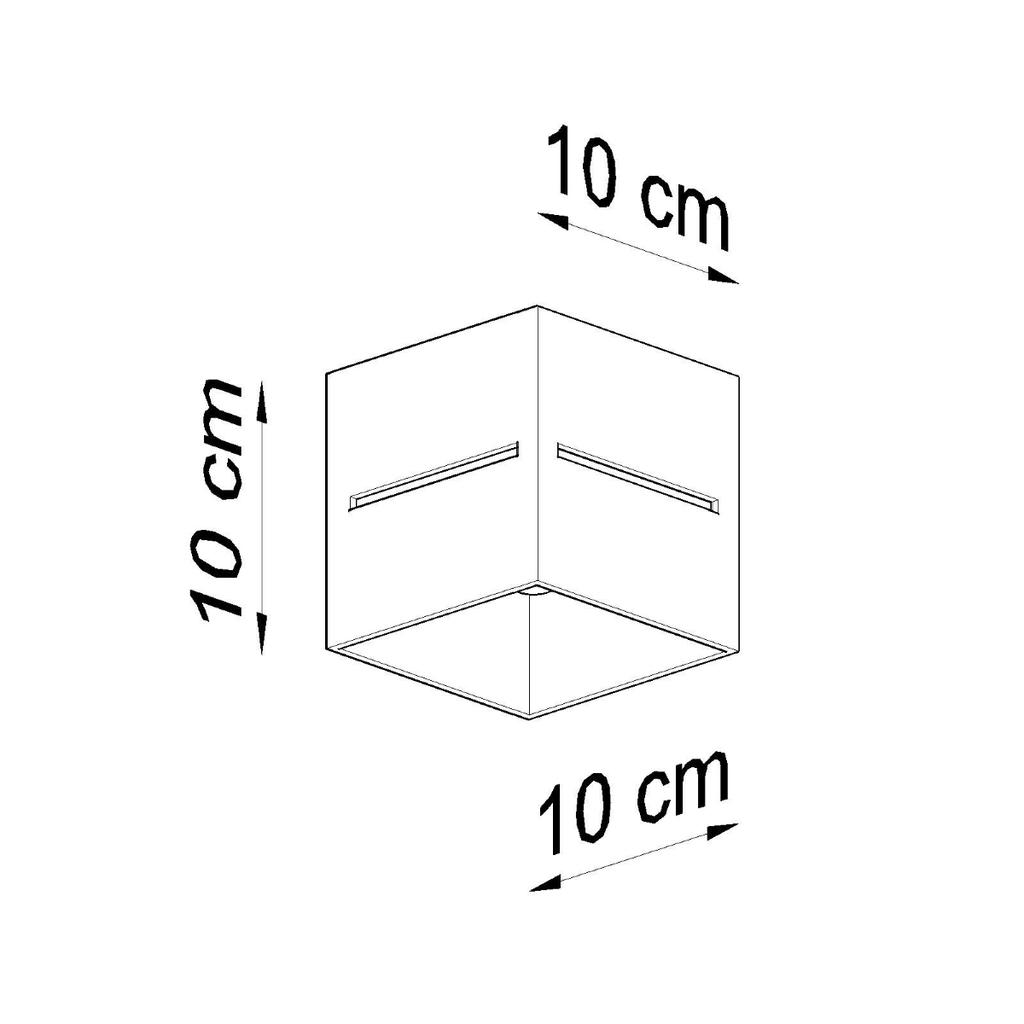 Plafon Basalt 1 G9 Biały Alu Lumilo 02.129.09