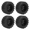4PCS RC Car Wheels and Tires RC Rubber Tires Replacament for Traxxas 1/10 Remote Control Cars