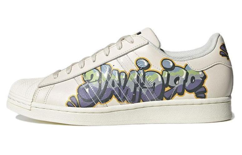Adidas Originals Superstar  White Purple Green  GW4443 46