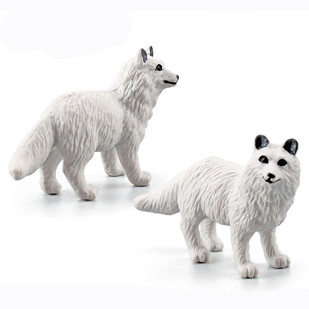 Miniature Seals Walruses Whale Reindeer Figurine Arctic Animal Model Polar Bear Fox Rabbit