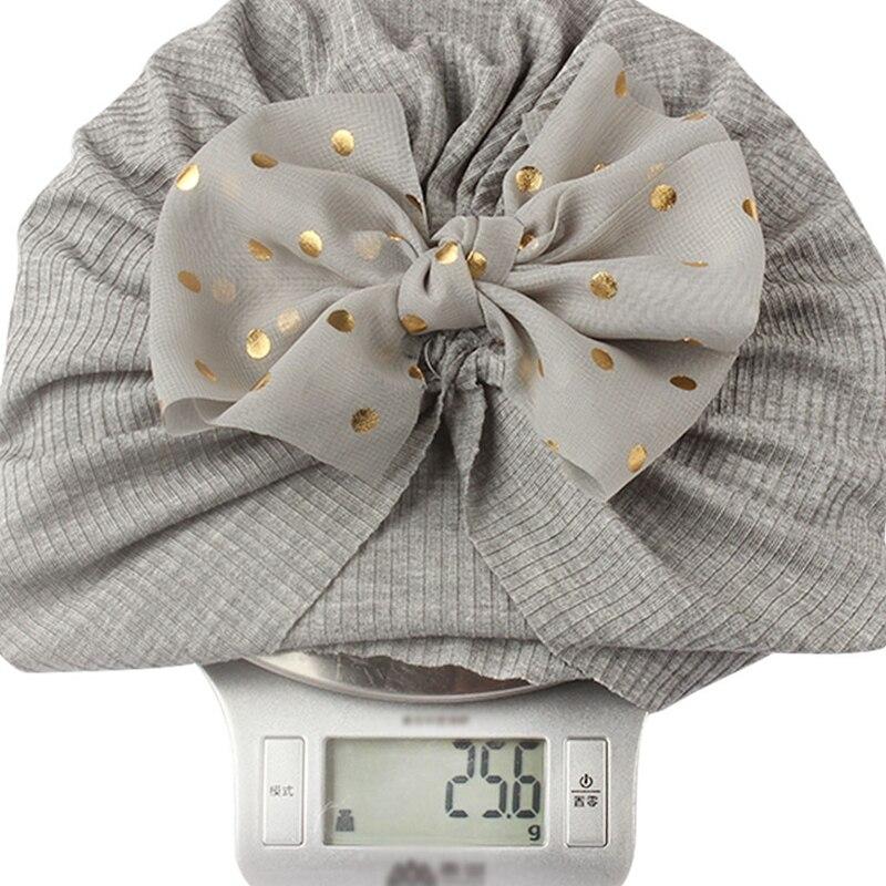 Newborn Infant Baby Turban Toddler Kids Boy Girl Cotton Blends Hat Lovely Soft Cute Bow Knot Beanies Baby Gifts
