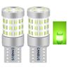Fenikso T10 LED Zelená poziční lampa, Interiérová lampa, Žárovka do přístrojové desky, Osvětlení registrační značky, Vestavěná