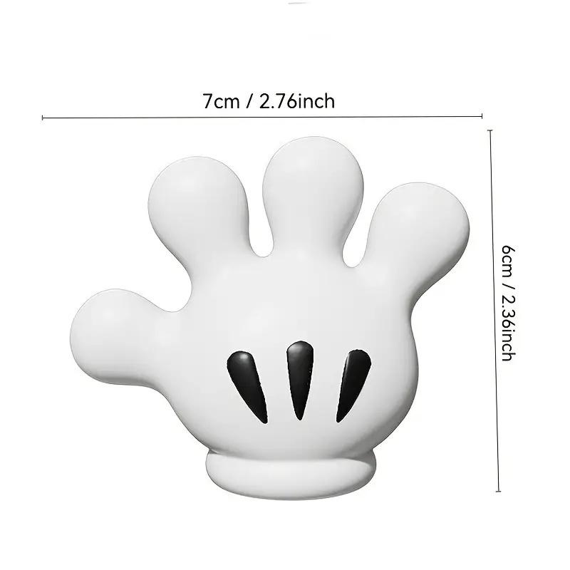 2Pcs Palm Hooks - Versatile Suction Cup Holder for Toothbrushes Cables & Towels Perfect Craft Gift Set for Birthdays New Year