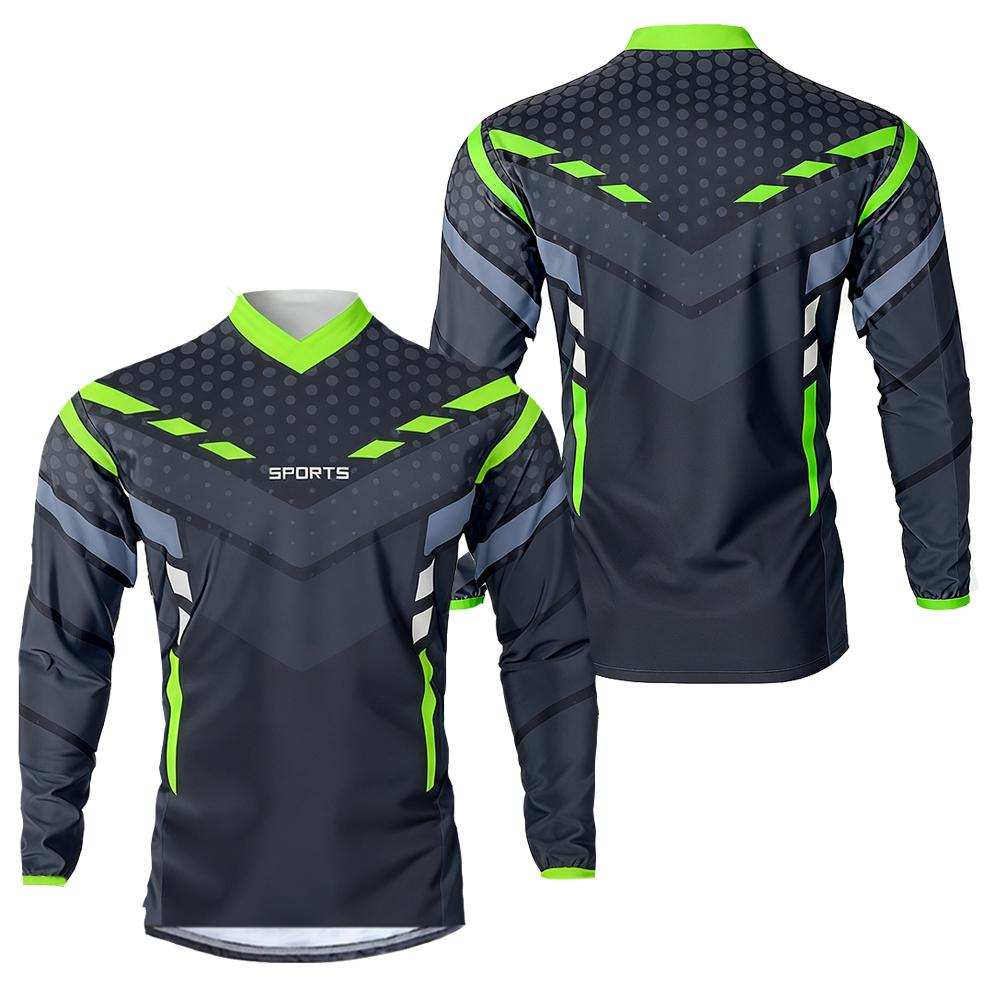 SPORT Speed Surrender Breathable Quick-Drying Off-Road Motorcycle Clothing Men Women Long T-Shirt Mountain Bike Equipment T-Shirt