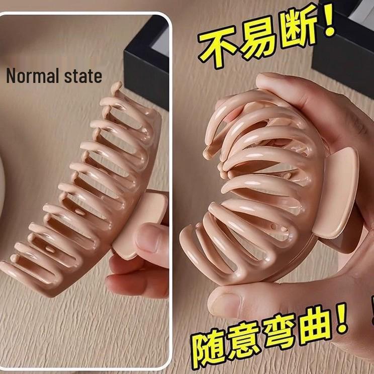 High-End Soft Silicone Shark Hair Clip for Women - No-Slip, Gentle On Hair, Perfect for Updos