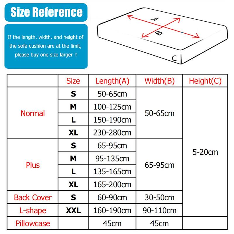 Stretch Printed Sofa Soft Cushion Cover Anti -Dirty Home Decor Washable Design Settee Cover Sets For Pets Kids Living Room Furniture Couch Case