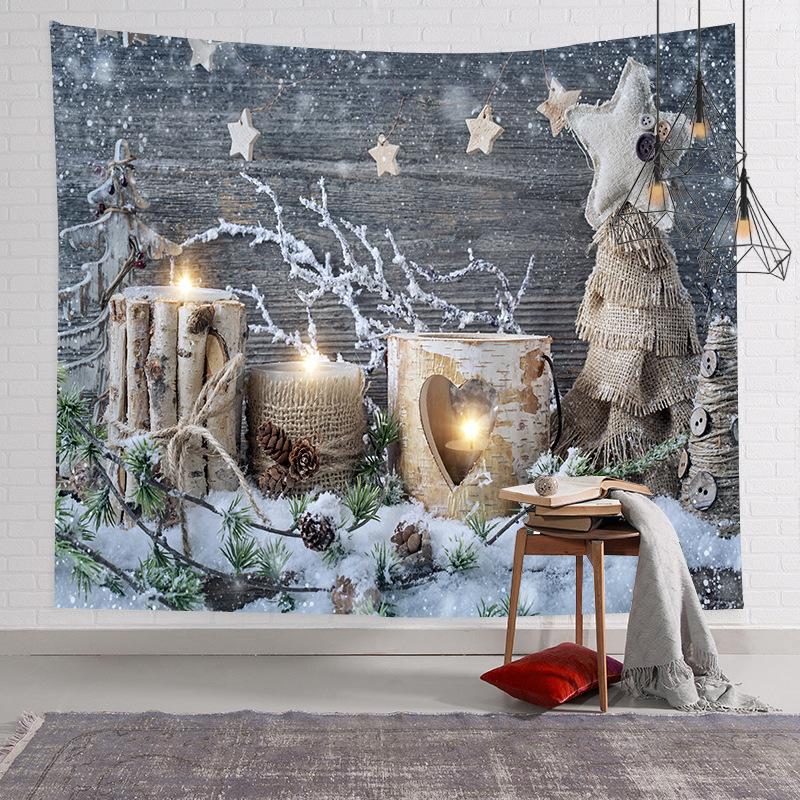 Christmas Tapestry Room Decor Fabric Backdrop Wall Hanging for Bedroom Popular Online Direct Machine Washable Polyester Modern
