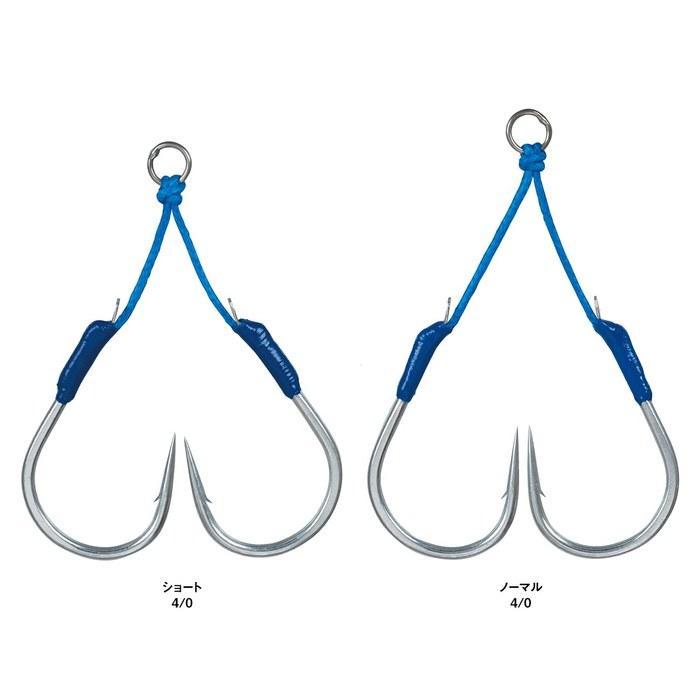 Gamakatsu Assist Hook Vertical Limit Double Short GA058 #3/0 Silver