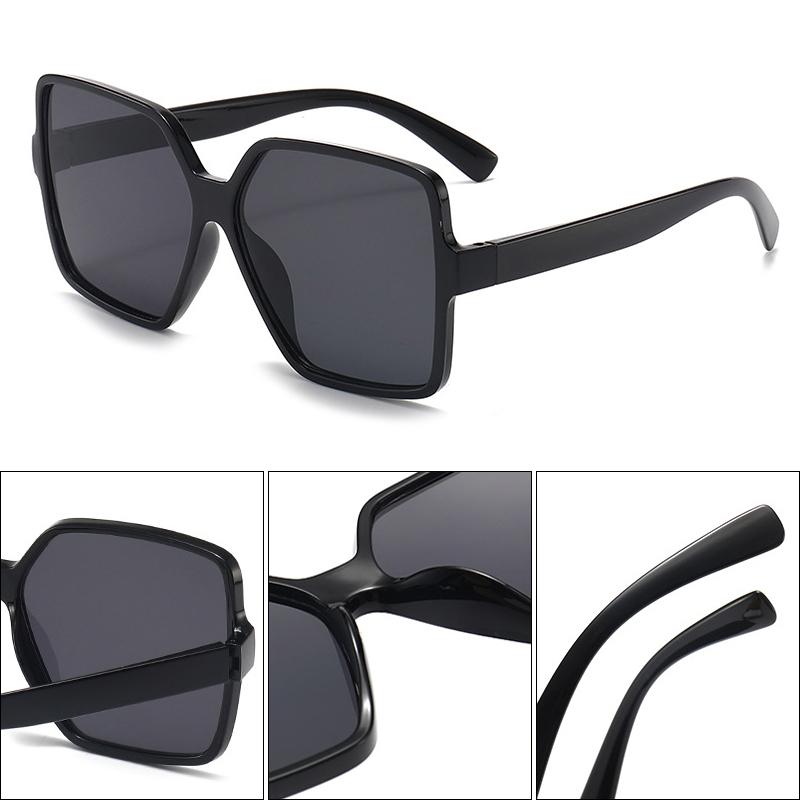 Xiaomi Women Oversized Square Sunglasses UV400 Lightweight PC Frame Fashion Shades for Travel Beach Street Party