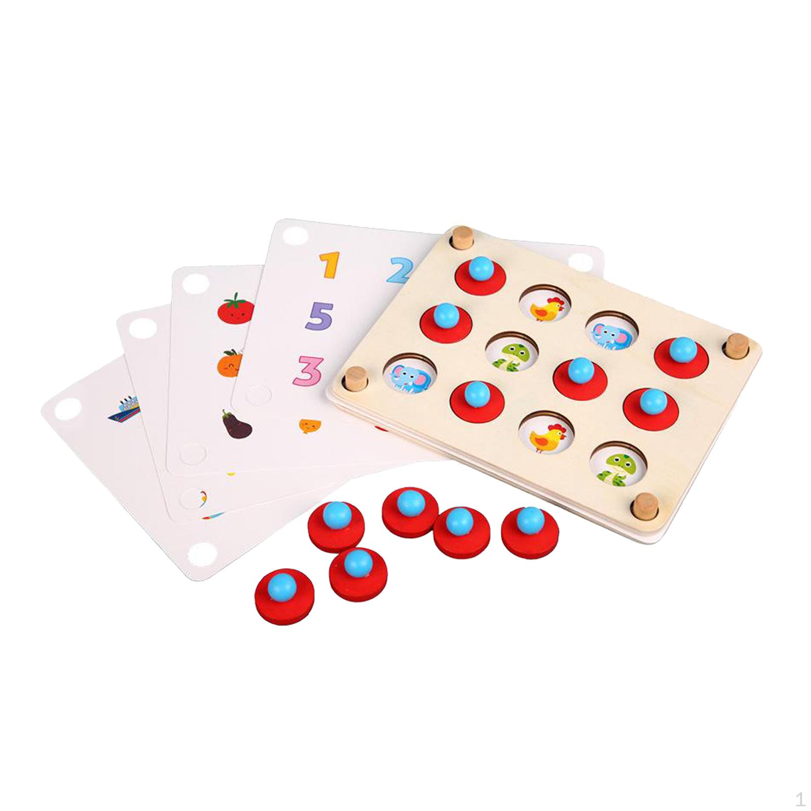 

Детская деревянная шахматная игра-головоломка, игрушка-обучение