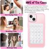 Anteel 2 Pack Silicone Suction Phone Case Adhesive Mount, Strong Grip Holder for Selfies and Videos, Hands-Free Sticky Phone Grip for iPhone and