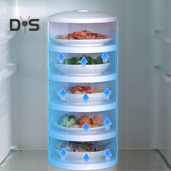 Insulated Dish Cover Anti-fly Dust-proof Multi-layer Storage Heat Preservation Kitchen Food Box Stackable Container for Outdoor Picnic BBQ Dining