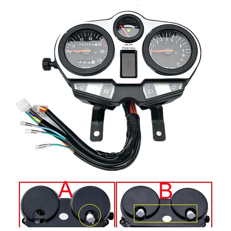 Motorcycle Tachometer Speedometer for Haojue Suzuki Haojin Dayang Qingqi Qjmotor EN125 EN150 HJ125 1/2 Cables Speed Meter Clock