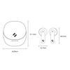 Havit Wireless Bluetooth Earphones, Semi In-Ear, Sports, Noise-Cancelling, Deep Bass, Music, Gaming, Low Latency, E9 Pink, Type-C