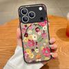Translucent Matte Magnetic Case For iPhone 17 16 15 Pro 14 13 Pro Max 16e 17e For Magsafe Sunflower Pattern Hard PC Back Cover