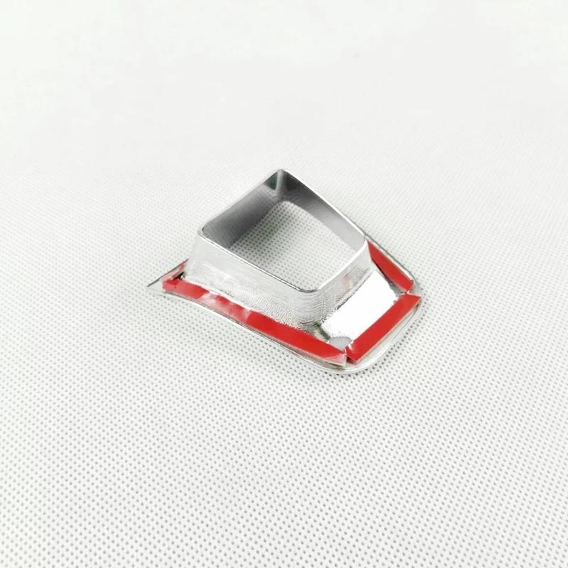 Silver Car Steering Wheel Decor Cover Frame Trim For VW Volkswagen  Teramont Atlas TROC Tiguan MK2 2017 2018 Styling