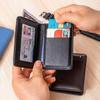 Portable Super Slim Soft Wallet Pu Leather Mini Credit Card Wallet Purse Card Holders Men Wallet Thin Small Short Wallets