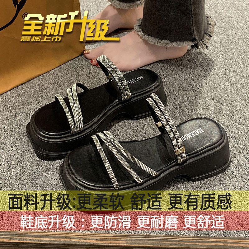 

Европейские полутапочки женская верхняя одежда лето 2025 новые нишевые высококачественные крутые тапочки на каблуке для отдыха на пляже 35