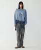 STUDIO TOMBOY Back Banding Pigment Denim Pants_Gray 9176162971