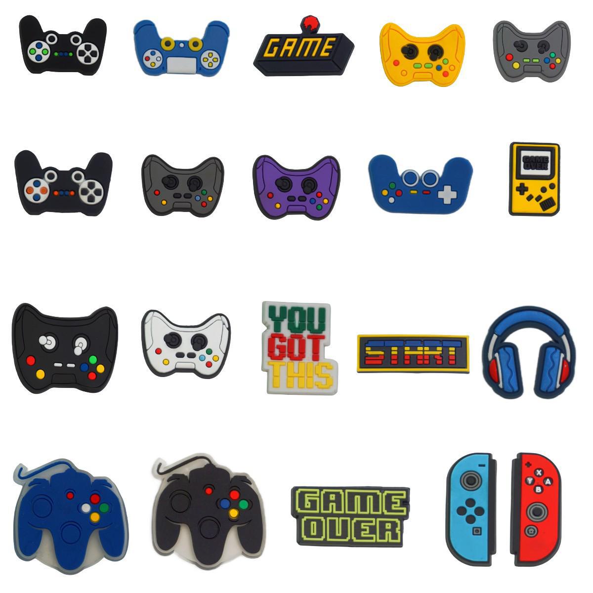 

Набор из 20 предметов для обуви с мультяшной тематикой: Цветы и пряжки для ручек обуви для мальчиков своими руками 20-piece set