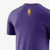 Nike X NBA Los Angeles Lakers 2024/25 City Edition Player Logo Comfortable Pullover Short Sleeve T-Shirt Men T-Shirt Purple HJ2575-504