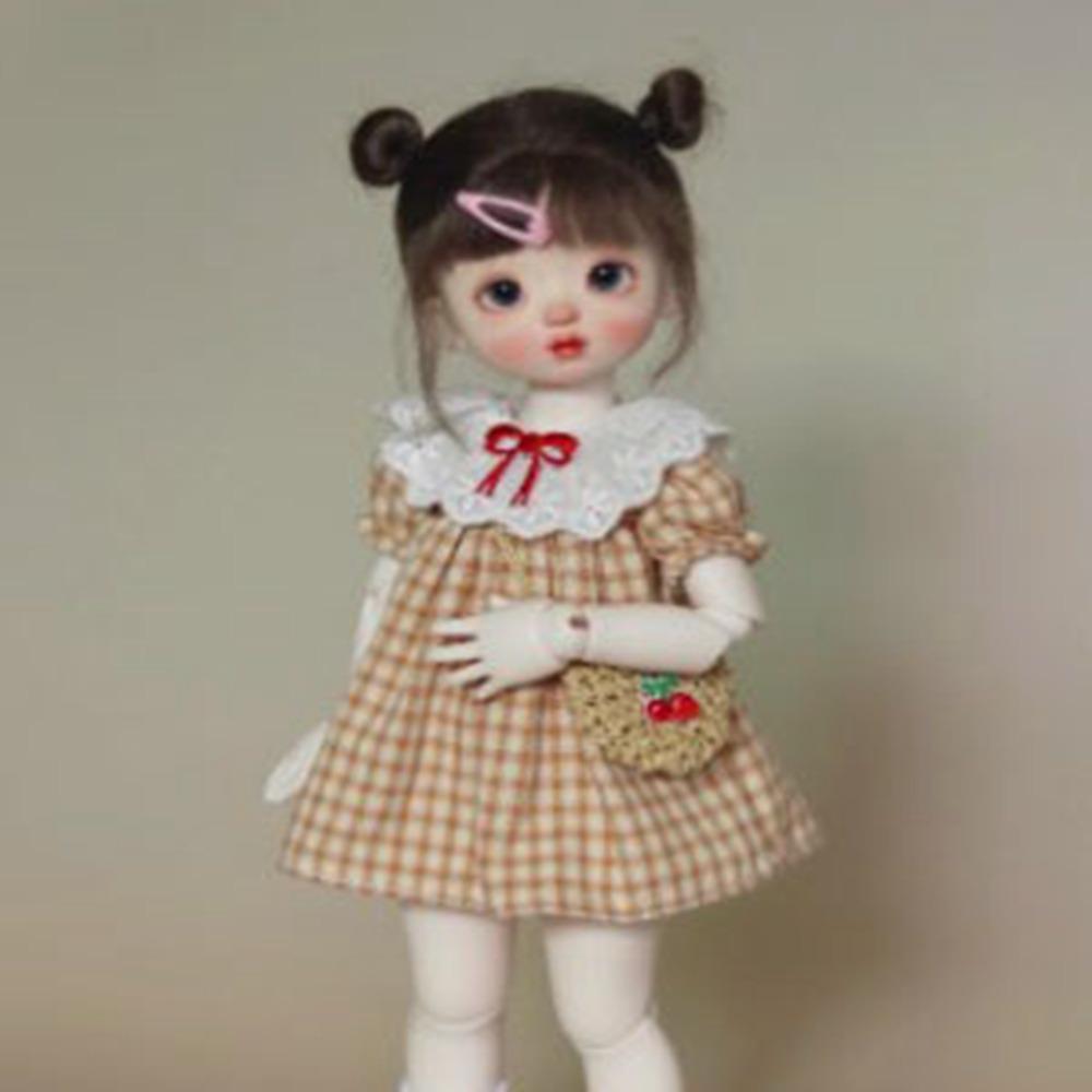 

Модные платья с цветочным кружевом, мини-платья с рукавами-пузырями для кукол azone ob22/24/27, для кукол blythe 3