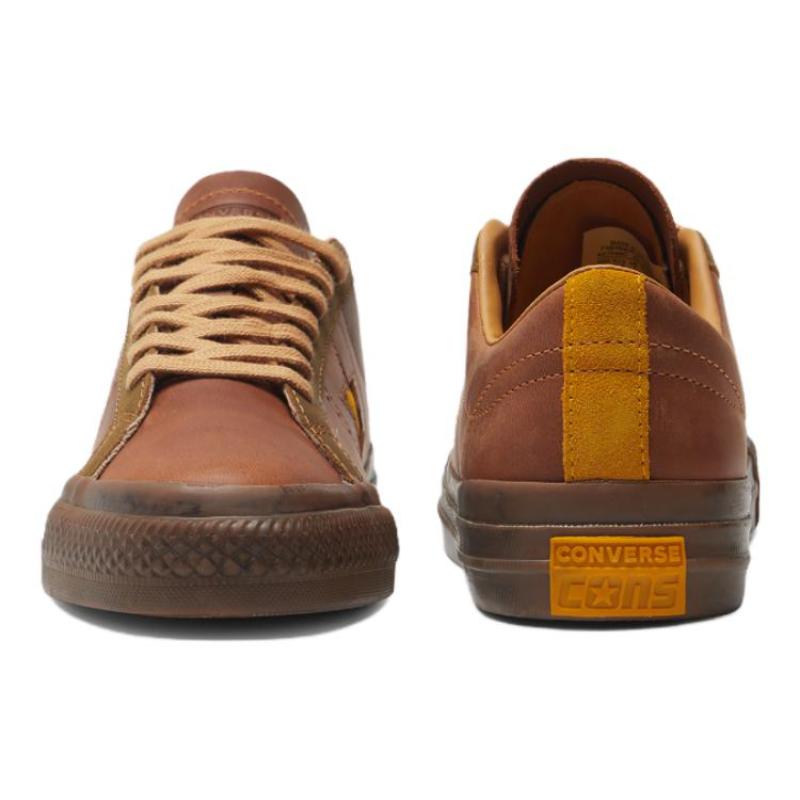 Converse One Star Pro Casual Versatile Low-Top Board Shoes Unisex Brown