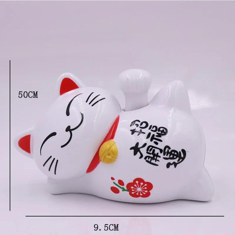 Car Ornament  Sleeping Lazy Cat Solar Decoration Creative Auto Cartoon  Lucky   DollCar Interior Styling