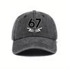 Vintage Six Seven 6 7 Meme Funny Hands Baseball Caps Unisex Distressed Denim Snapback Cap Gen-Alpha Slang Outdoor Gift Caps Hat