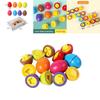 Wooden Educational Toy Twist Egg Shape Matching For Kids Learning And Cognitive Development