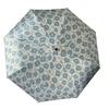 Small floral umbrella Women's weather and rain automatic sun umbrella Sunscreen UV protection ins Small vinyl parasol
