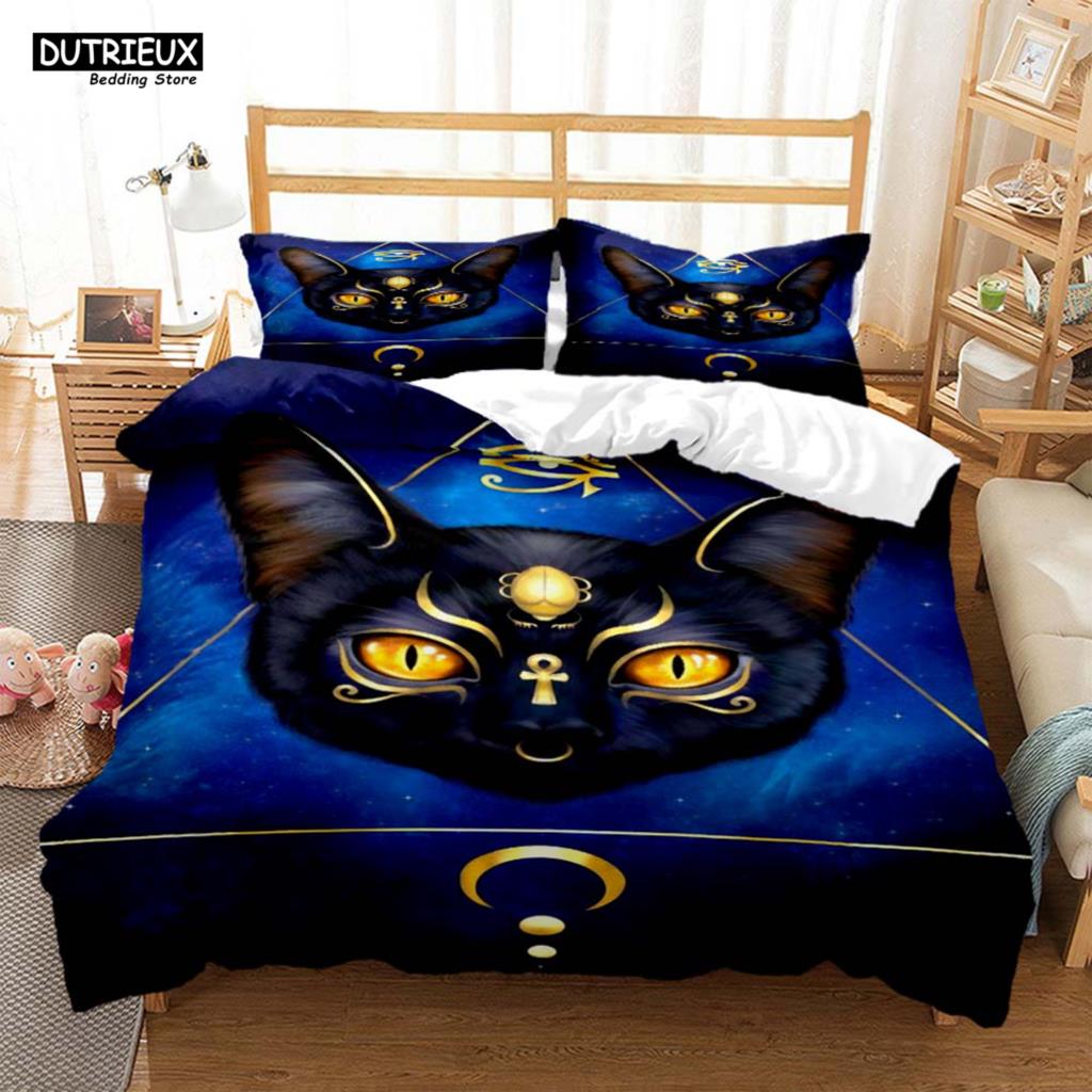 Alte Ägypten Myth Anubis Hd Printed Bedding Queen Bedding Set Soft And Comfortable Personality King Size Bedding Set