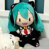 Anime Miku Fufu Plush Toys Kitty Collection Miku Stuffed Dolls Hobbies Collect Toys Kawaii Room Decor Kids Birthday Gifts