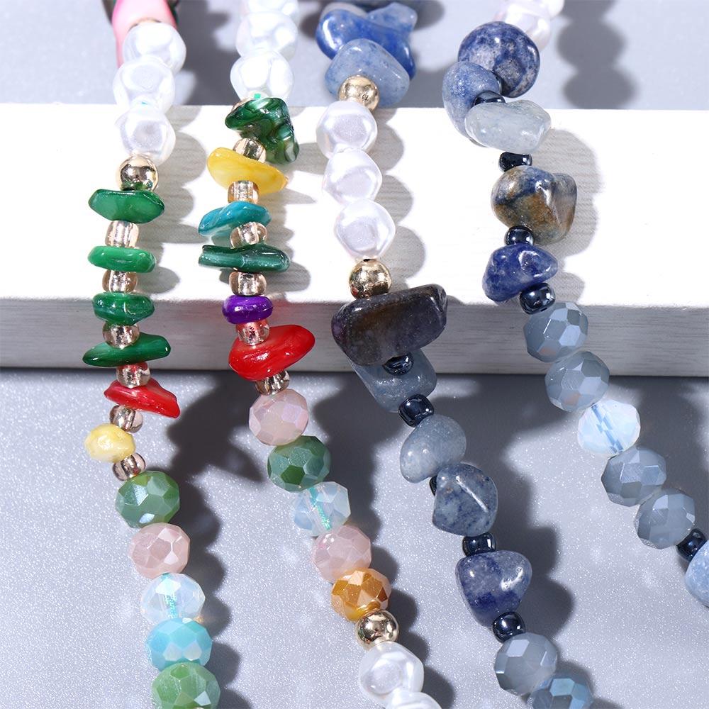 Phone Chain Bead Gravel Beads Chain Cell Phone Lanyard Mobile Phone Lanyard Mobile Phone Strap