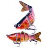 10-Farben 10cm 18.2g Sechs-Segment Hardbait Köder zum Meeresangeln