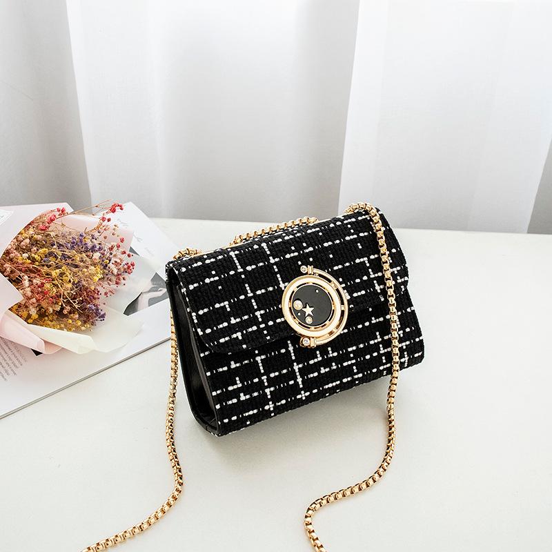 Autumn and winter new fresh woolen fashion women's bags trendy casual woven shoulder messenger bags