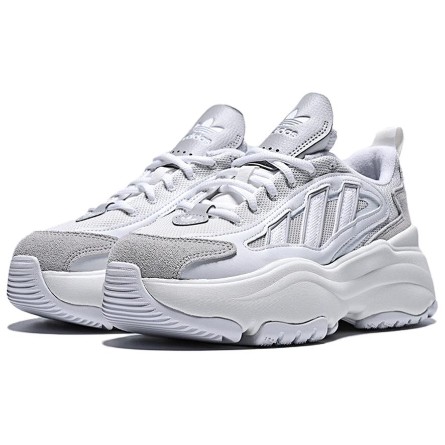 Adidas Originals OZGAIA Low top Chunky Sneakers Unisex Gray White KJ7308