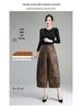 Women's Retro Jacquard High-Waist Wide-Leg Crop Bloomers - Spring 2026