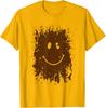 Salpicadura Barro Salpicadura Cara Feliz Sonriente Corre Bosque Gump Camiseta