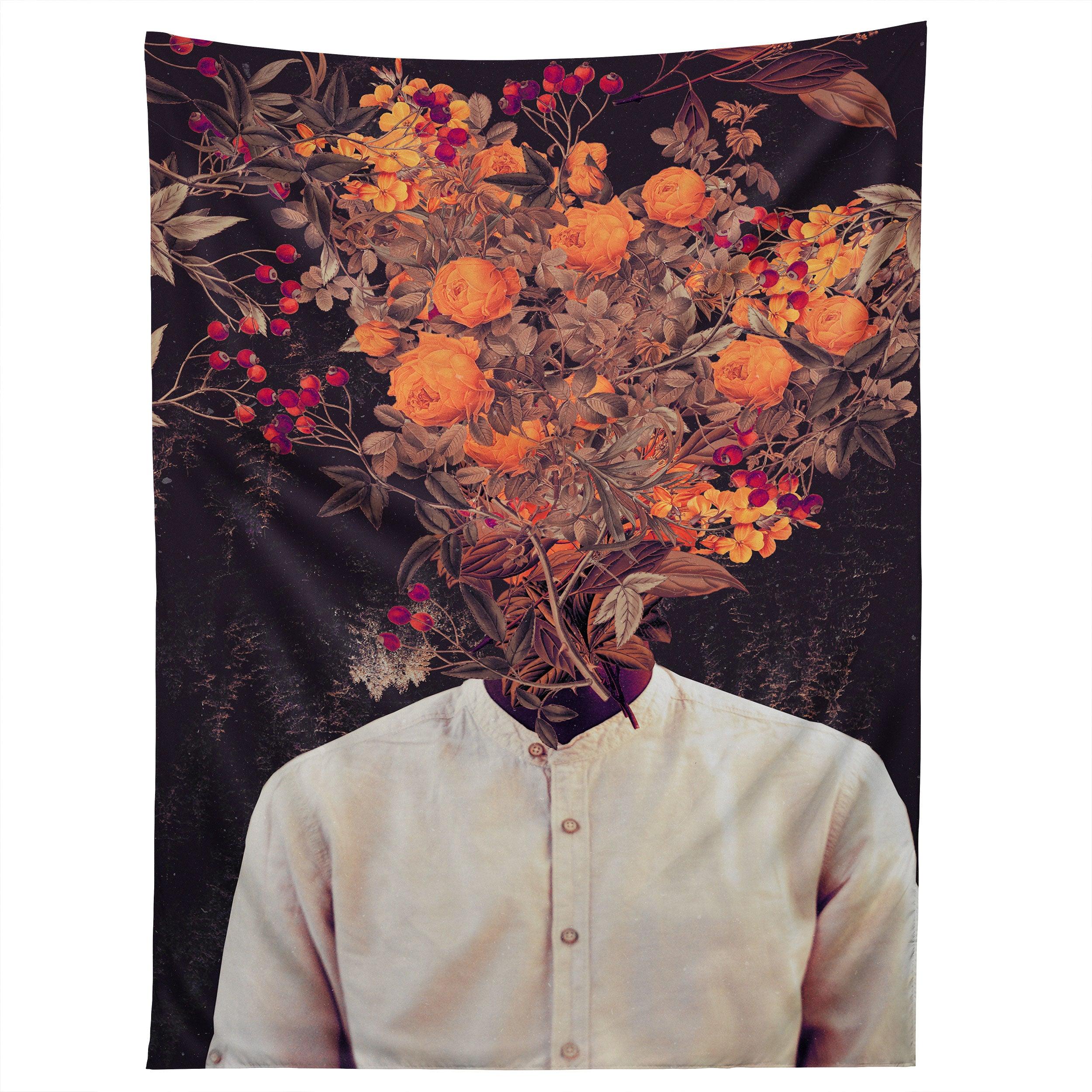 FRANK MOTH BLOOM tapestry 75x100