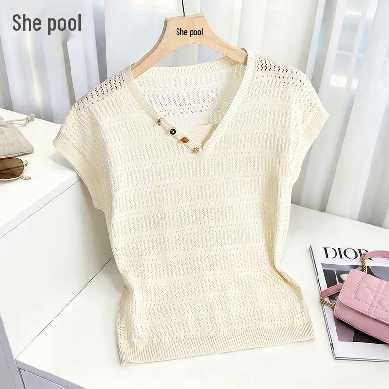 Shechi Women s Round Neck Cartoon Print Knit Top One Size