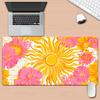 Pc Kawaii Sunflowers  Pink Flowers XXL Mouse Pad HD Printed MultiFunctional Desk Mat for Gaming  Office