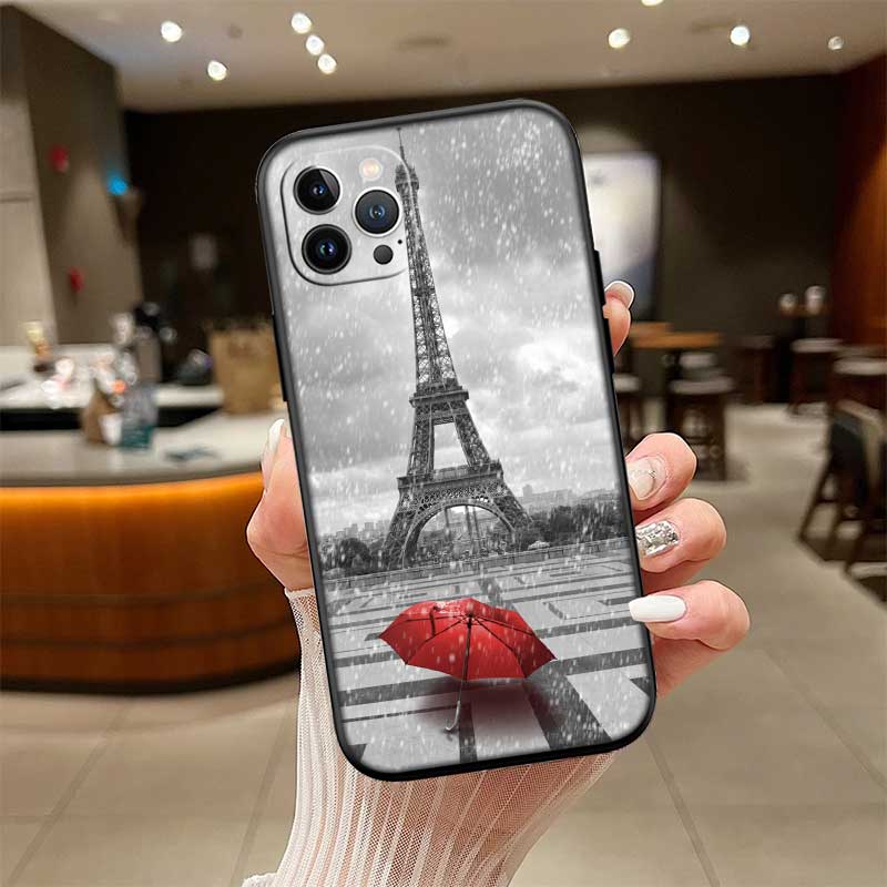 UP42 Paris Eiffelturm Schale Handyhülle für Samsung Galaxy Note 10 20 S23 S24 S25 Ultra FE Plus Edge Lite A02S A35 A07 A17