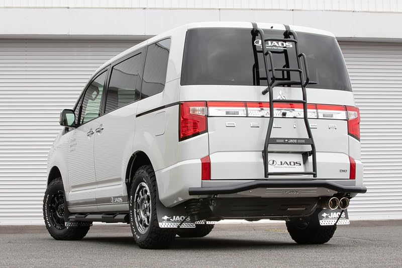 Jaos Mudguard III Front Set Black for Delica Diesel B622306F D5 19+