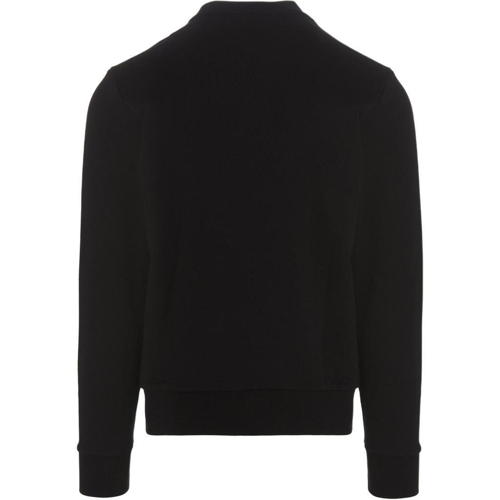 Moncler Logós pamut pulóver Férfi pulóver Fekete K2-091-8G00040-809KR-999