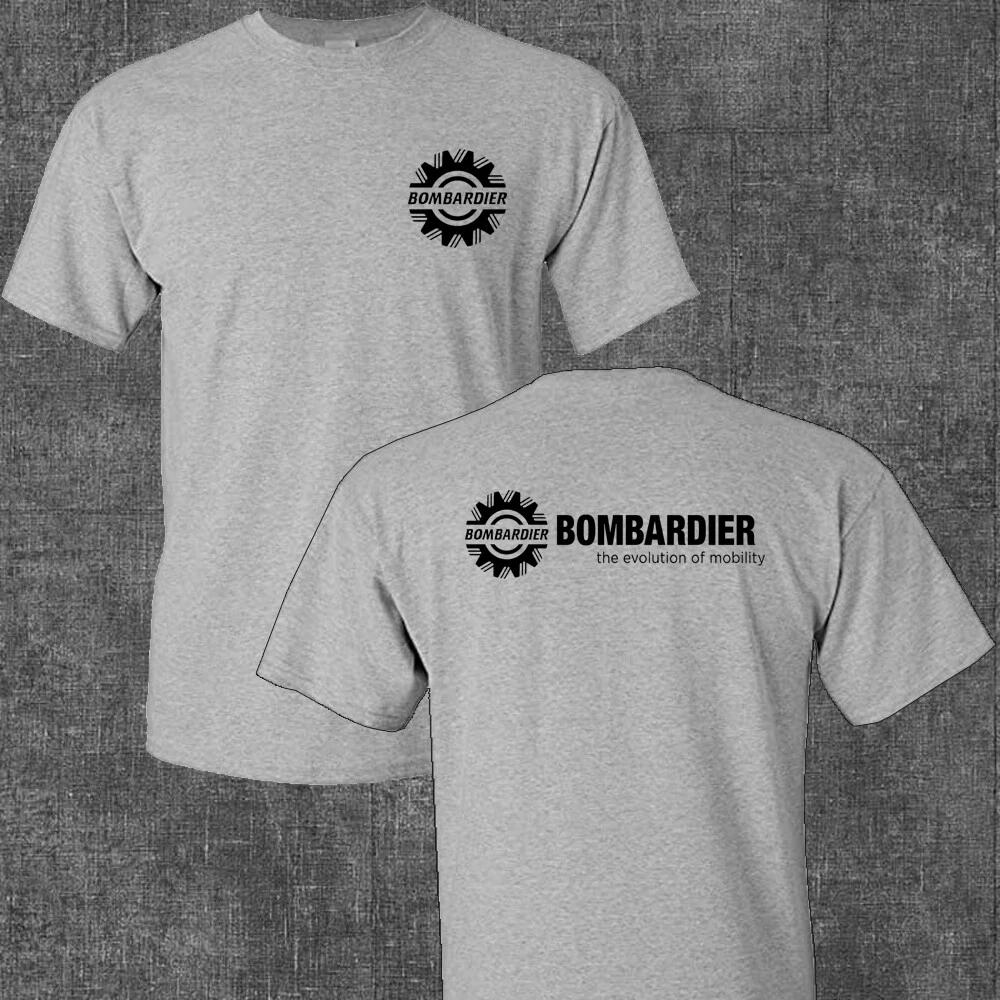 Bombardier Aerospace Aircraft Men s Grey Size S to 5XL M