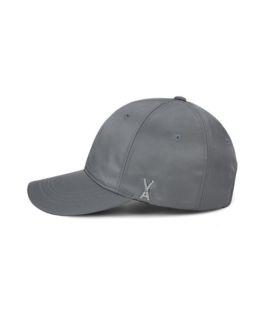 Bajal Va Cubic Stud Re-Nylon Ball Cap Gray
