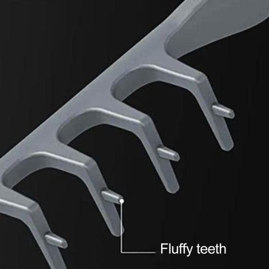 Volumgivende teksturkam bredtannet hårstylingkam røft løft volumverktøy kvinner menn pannelugg skillepleie tilbehør