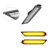 2 Pcs Car Front Signal Light Smoked LED Side Marker For 2010-15 Chevrolet Camaro